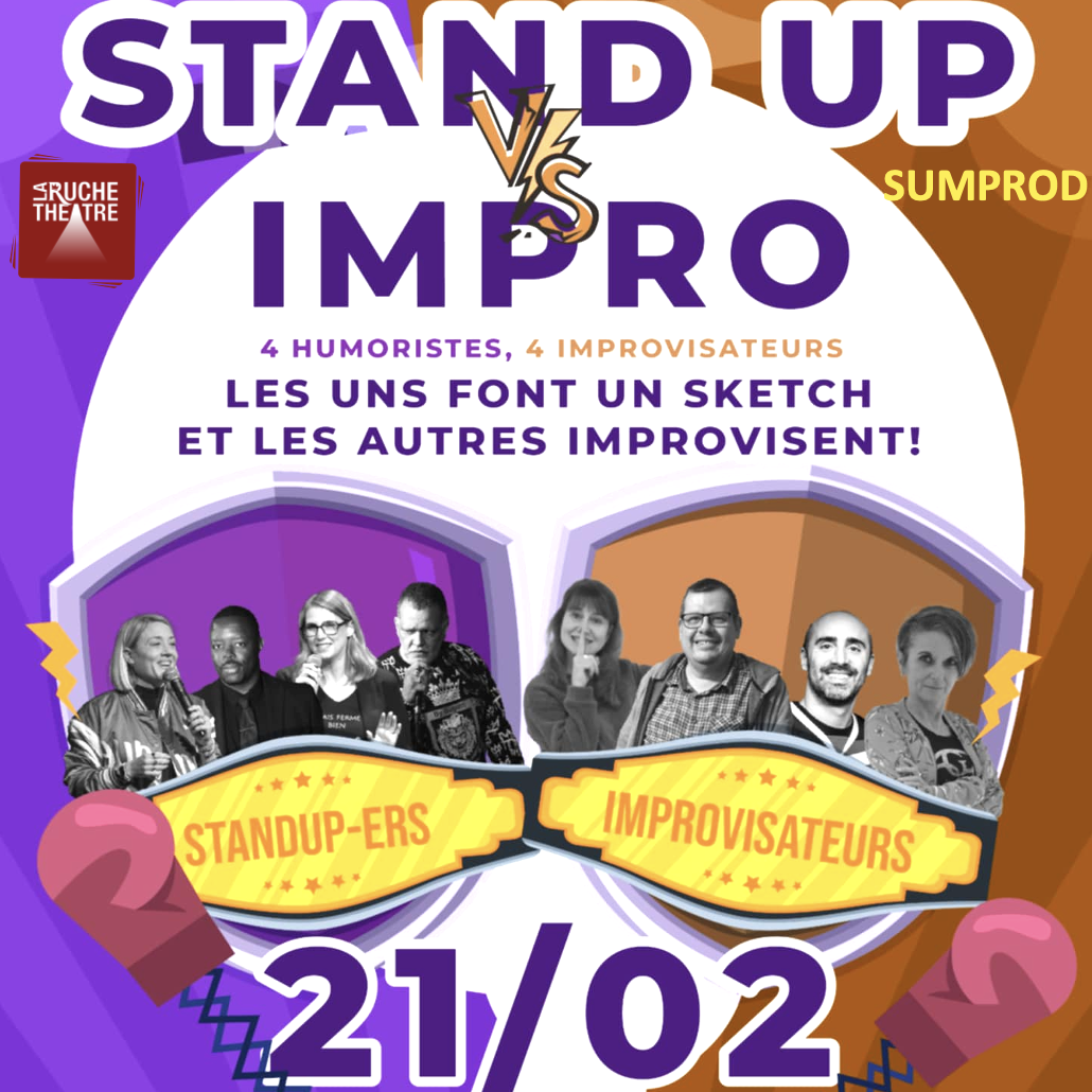 Stand up Impro Le 21 fév 2025